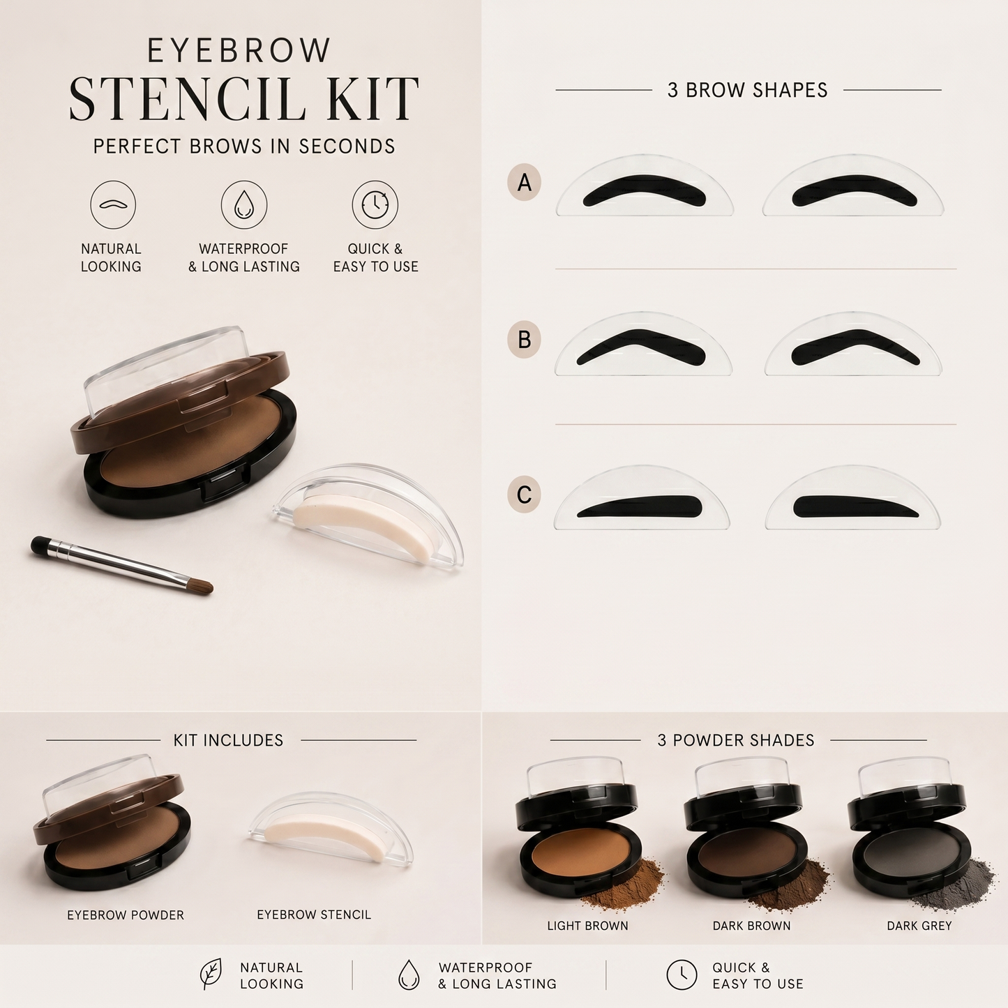 BROVA Stamp Kit | Fuller Natural Brows In Seconds
